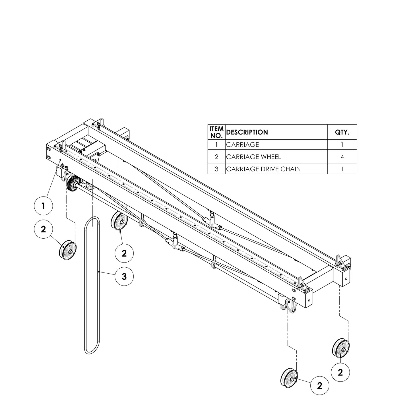 Timber Gantry Modular Kit - 1:43.5 Scale (7mm:1')
