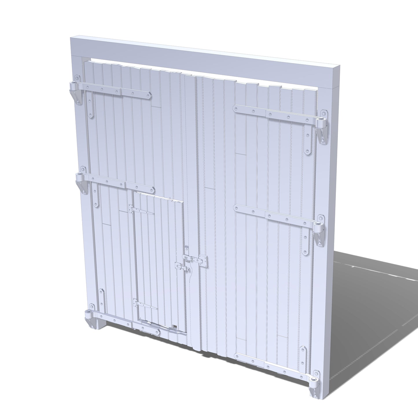 Double Door Kit - Large - 1:43.5 Scale (7mm:1')