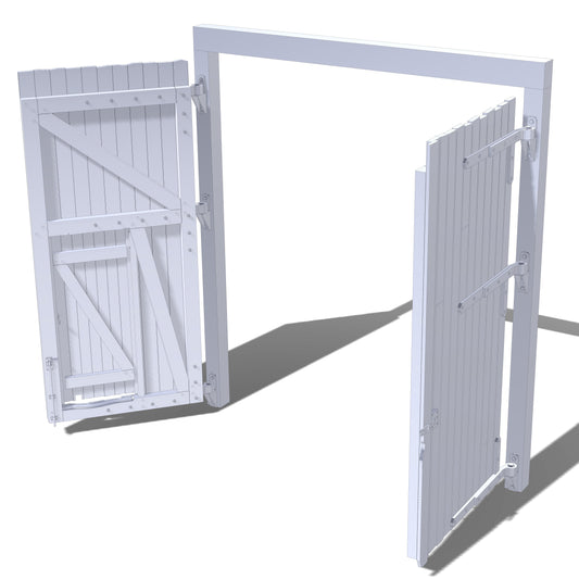 Double Door Kit - Large - 1:43.5 Scale (7mm:1')