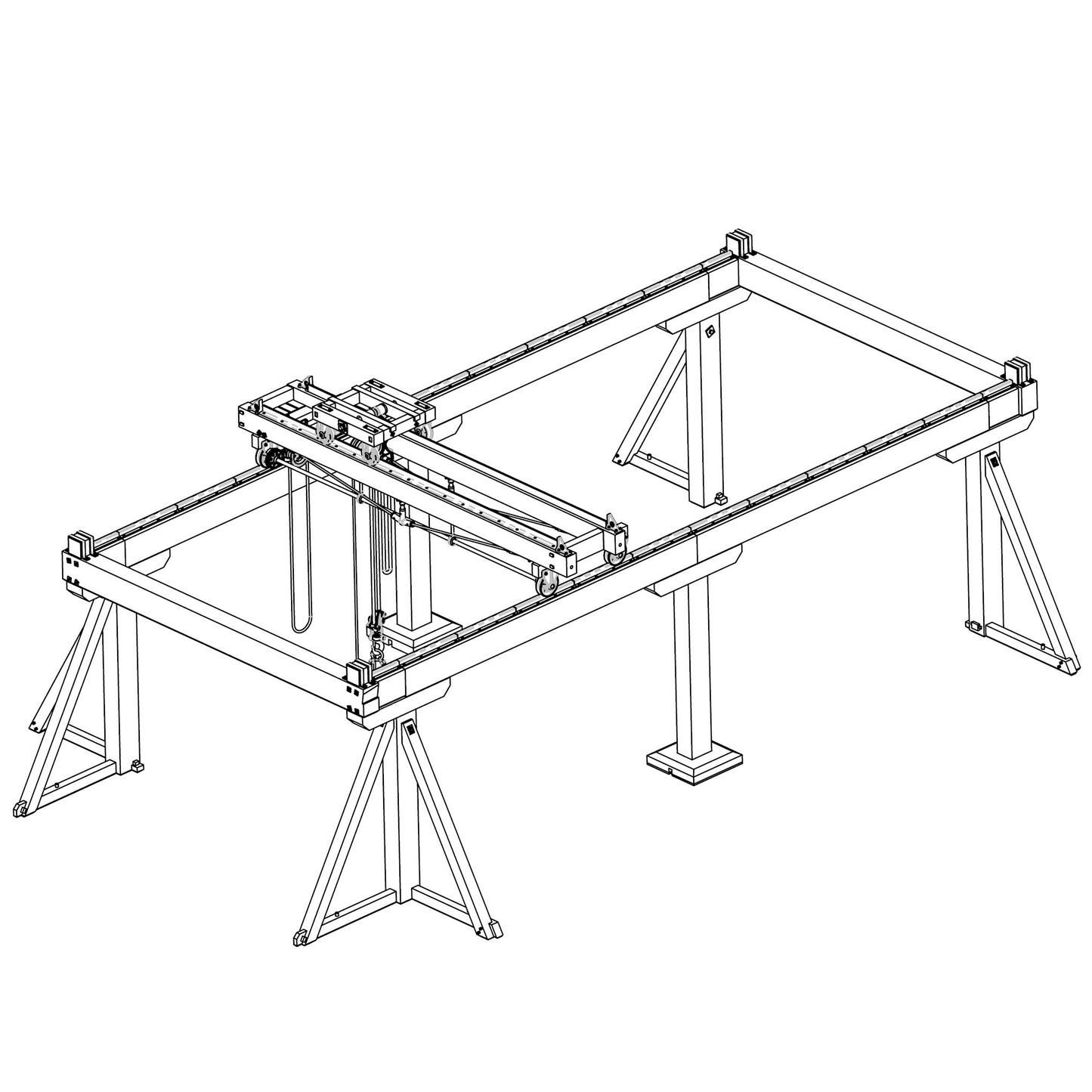 Timber Gantry Modular Kit - 1:43.5 Scale (7mm:1')