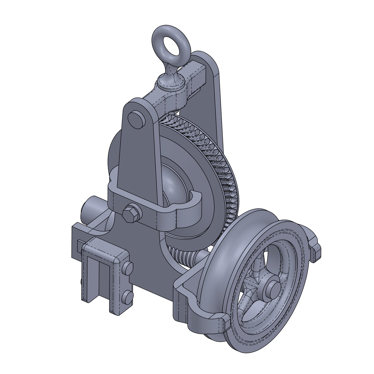 Pulley Block and Bottom Block Set - 1:43.5 Scale (7mm:1')