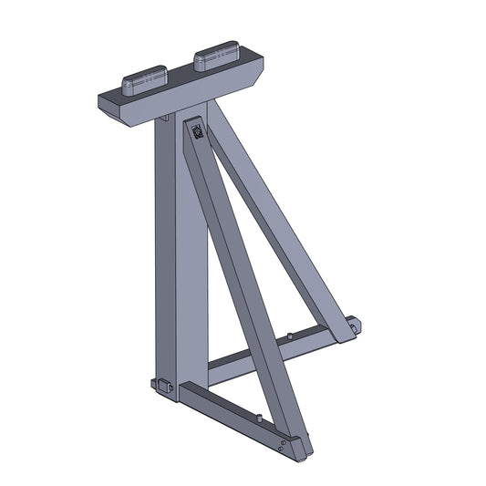 Timber Gantry - Support Post Kit + Side Brace - LH End Brace - 1:43.5 Scale (7mm:1')