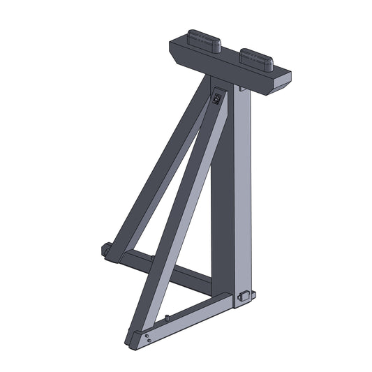 Timber Gantry - Support Post Kit + Side Brace - RH End Brace - 1:43.5 Scale (7mm:1')