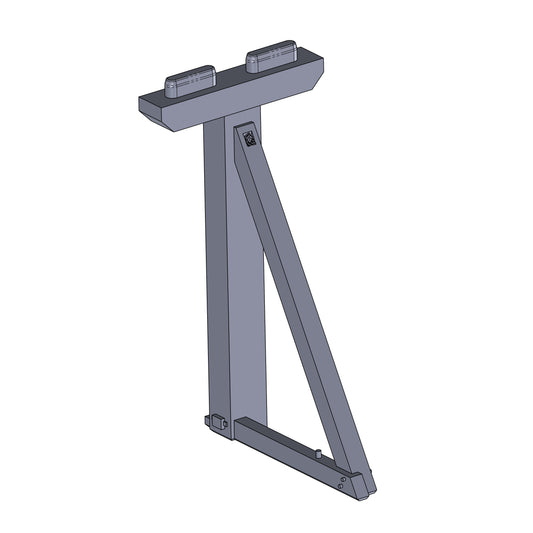 Timber Gantry - Support Post Kit + Side Brace - 1:43.5 Scale (7mm:1')