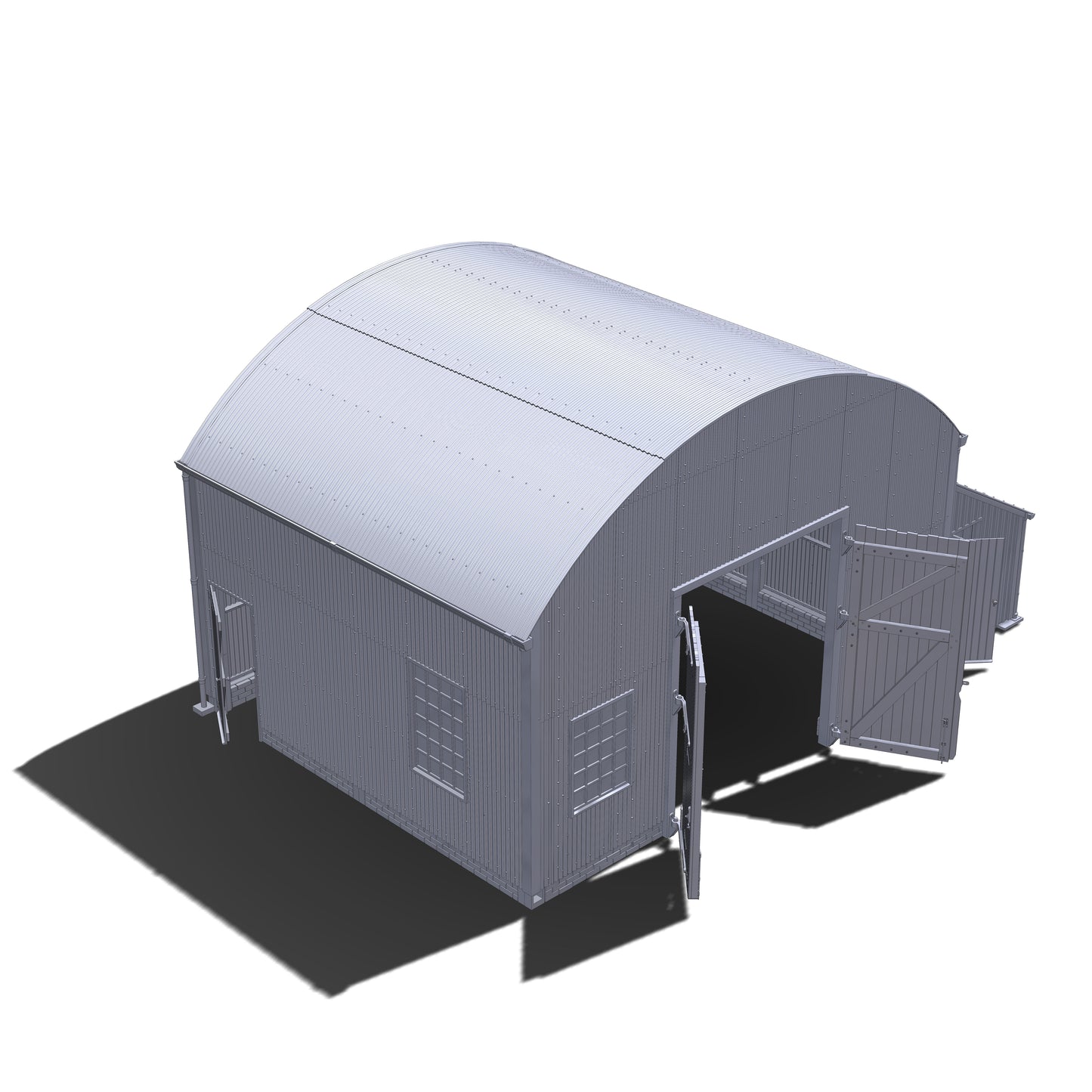 Hendre Corrugated Shed Modular Kit - 1:43.5 Scale (7mm:1')