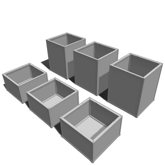 Tea Chest Set - 1:43.5 Scale (7mm:1')